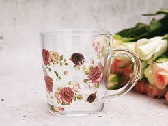 Kubek szklany Toronto 350 ml Altom Design - Róża 07.WAL.3570