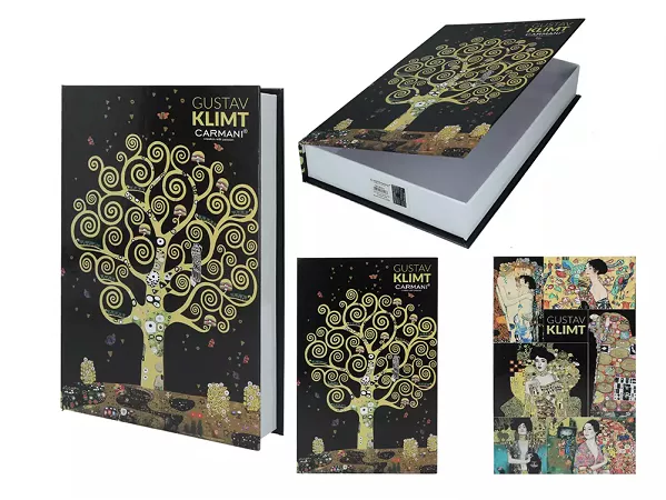 Pudełko ozdobne na magnes 27 cm Carmani - Gustav Klimt, Drzewo życia 33.195-9073 Pudełko ozdobne na magnes 27 cm Carmani - Gustav Klimt, Drzewo życia 33.195-9073