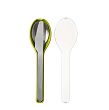 Komplet 3 sztućców w etui Mepal - Ellipse Limonka 1KM.SZT.351