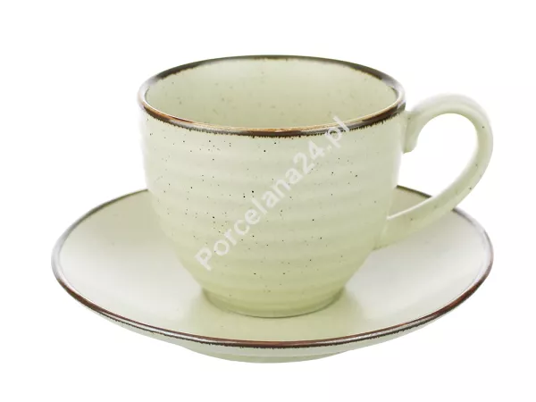 Filiżanka ze spodkiem 0,3 l / 16 cm Bogucice - Alumina Circus Sand 1113 Filiżanka ze spodkiem 0,3 l / 16 cm Bogucice - Alumina Circus Sand 1113