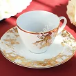 Filiżanka ze spodkiem 0,26 L / 17 cm Porcel - Belle Epoque Gold 10.BEE.FS26