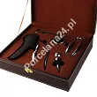Zestaw do wina w skórzanym etui Royal Treasure - 34.GS030