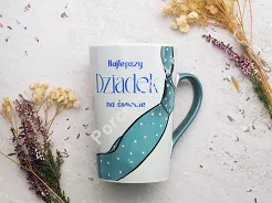 Kubek stożek 0,43 L Altom Design - Najlepszy dziadek na świecie 07.BAB.2939
