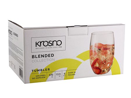 Kpl. szklanek do drinków 370 ml (6 szt) Krosno - Blended A575