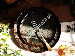 Komplet talerzy na 4 osoby (12 el.) Lubiana - Stoneware Jade
