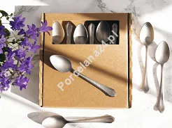 Komplet 6 łyżeczek do kawy 11,2 cm Hisar - Riva Vintage GIFT BOX