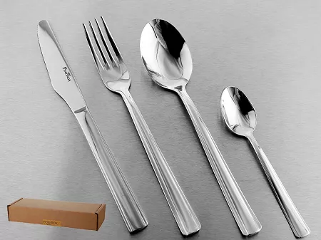 Komplet sztućców 24 cz. na 6 osób Pintinox 1929 - Aida (2.0 mm) 23.AID.K24