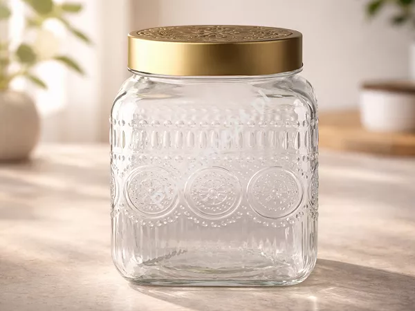 Pojemnik szklany kwadratowy 16 cm Altom Design - Daisy 07.POJ.8526 Pojemnik szklany kwadratowy 16 cm Altom Design - Daisy 07.POJ.8526