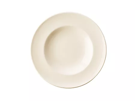 Talerz głęboki 21 cm (z rantem) Rinart - Banquet ecru