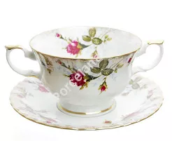 Bulionówka 0,4 L (bez spodka) Chodzież  - Iwona B013 ZŁOCONA RÓŻA