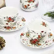 Komplet filiżanek ze spodkami 0,25 l / 15,3 cm (2 szt.)  Duo - Christmas Birds 1 15.CHBI1.K2FS
