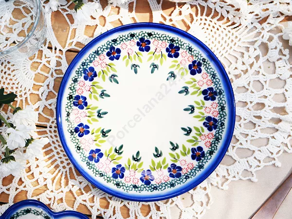 Talerz głęboki 21 cm Bolesławiec - Mariańska Koronka gat. I Talerz głęboki 21 cm Bolesławiec - Mariańska Koronka gat. I