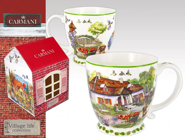 Kubek 0,46 L Carmani -  Biały dworek 33.041-0004 Kubek 0,46 L Carmani -  Biały dworek 33.041-0004