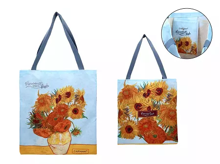 Torba na ramię 39x44 cm Carmani - Vincent van Gogh, Słoneczniki 33.021-8656