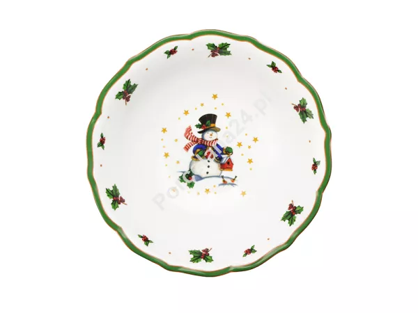 Salaterka 23 cm Bogucice - Cicha Noc ZIELONY 986 Salaterka 23 cm Bogucice - Cicha Noc ZIELONY 986