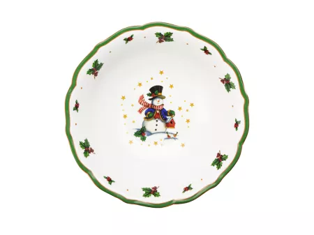 Salaterka 23 cm Bogucice - Cicha Noc ZIELONY 986