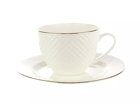 Filiżanka ze spodkiem 0,25 L / 16 cm Villa Italia - Bari Gold ES719
