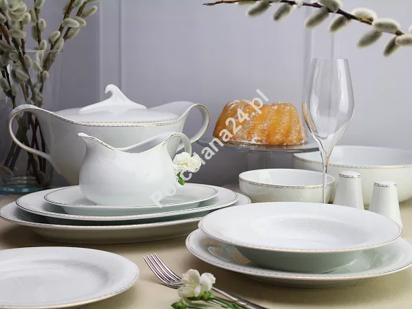 Serwis obiadowy na 6 osób (27el) Bogucice - Julia Gold Plus 1172 Serwis obiadowy na 6 osób (27el) Bogucice - Julia Gold Plus 1172