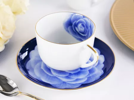 Filiżanka ze spodkiem 0,28 L / 15 cm Porcel - Royal Bloom 10.ROB.FS28