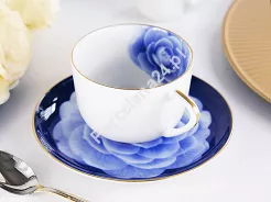 Filiżanka ze spodkiem 0,28 L / 15 cm Porcel - Royal Bloom GIFT BOX 10.ROB.FS28