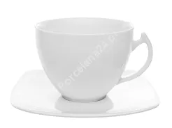 Filiżanka ze spodkiem 0,45 L / 16 cm Chodzież - Akcent C000 BIAŁY