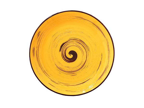 Talerz obiadowy 25,5 cm Wilmax - Spiral Żółty 669414 Talerz obiadowy 25,5 cm Wilmax - Spiral Żółty 669414
