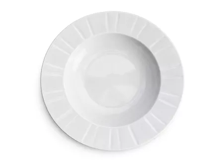 Talerz głęboki 23 cm Ćmielów - Oktawa biała 0001