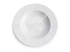 Talerz głęboki 23 cm Ćmielów - Oktawa biała 0001