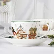Komplet filiżanek ze spodkami 0,27 l / 15 cm (2 szt.)  Duo - Christmas Village 15.CHV.K2FS