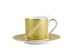 Filiżanka ze spodkiem 0,10 L / 12,5 cm Ćmielów - Jenny Solaris Gold