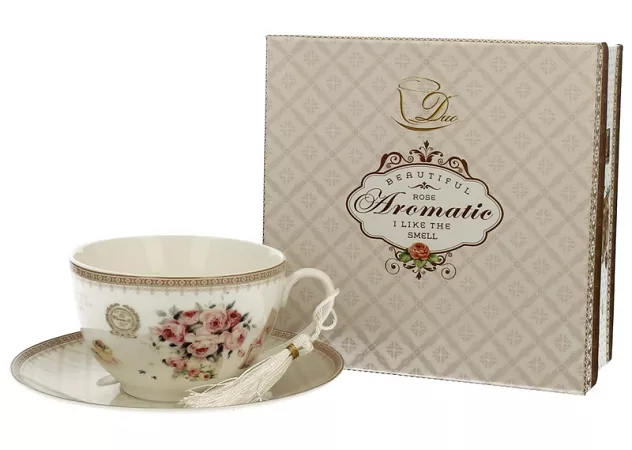 Filiżanka ze spodkiem 0,25 L Duo - Romantic 15.ROM.FS Filiżanka ze spodkiem 0,25 L Duo - Romantic 15.ROM.FS