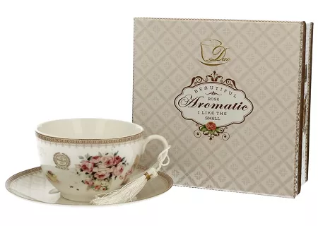 Filiżanka ze spodkiem 0,25 L Duo - Romantic 15.ROM.FS