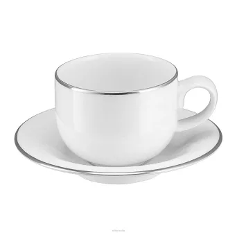 Filiżanka ze spodkiem 0,23 L / 14,5 cm Villa Italia - Plus Platin