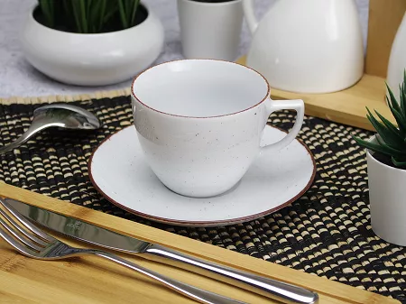 Komplet filiżanek ze spodkami 0,25 L / 15,7 cm (12 el.) Chodzież - City Chłodny Powiew (CT00)