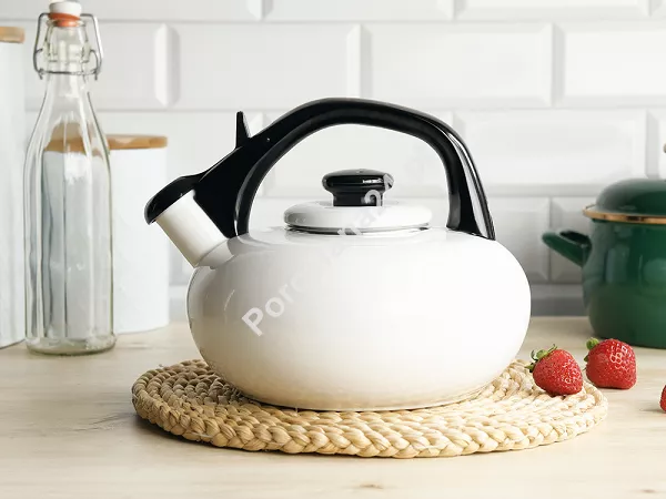 Czajnik emaliowany 2,5 L Forchetto - Luna Bianco 1FO.CZA.1123 Czajnik emaliowany 2,5 L Forchetto - Luna Bianco 1FO.CZA.1123