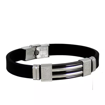 Bransoleta ENZO MANCINI - Czarna B118