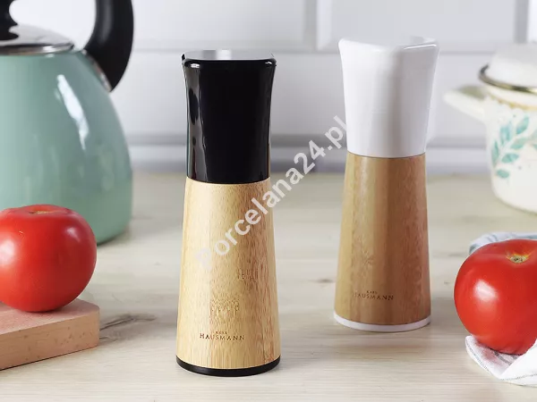 Zestaw młynków ręcznych do soli / pieprzu 17 cm Karl Hausmann - Bambus 6.MŁ.6311 Zestaw młynków ręcznych do soli / pieprzu 17 cm Karl Hausmann - Bambus 6.MŁ.6311