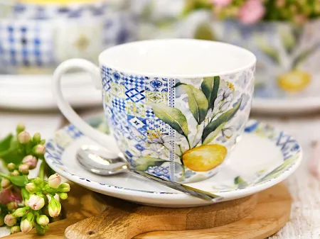 Filiżanka ze spodkiem 0,24 L Villa Italia - Limonetti GB115