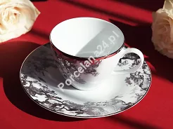 Filiżanka ze spodkiem 0,26 L / 17 cm Porcel - Belle Epoque Platin GIFT BOX 10.BEP.FS26