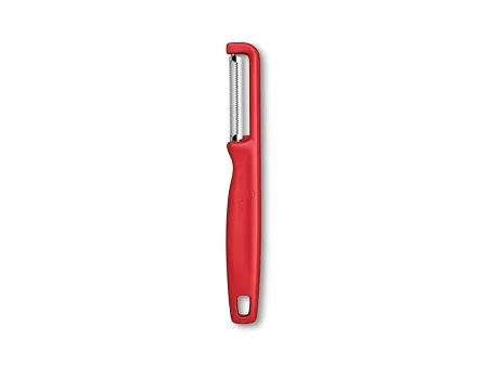 Obieraczka pionowa 16 cm Victorinox - Czerwona ząbkowane ostrze V.AK.6.0943.1