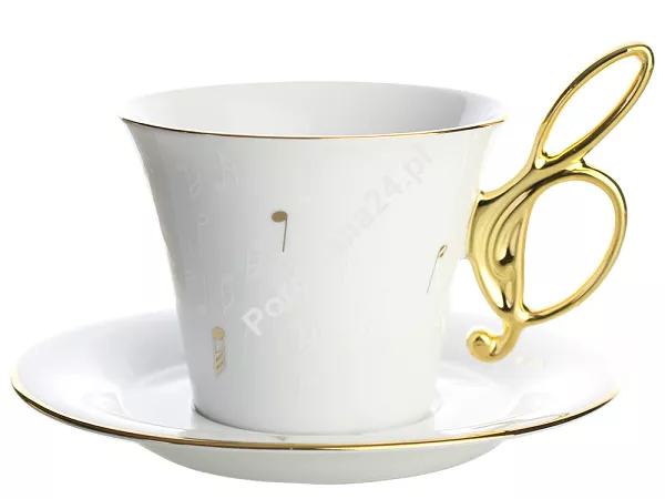 Komplet Filiżanek ze spodkiem 0,20 L / 15 cm (4 el) Bogucice - Moniuszko 112 Komplet Filiżanek ze spodkiem 0,20 L / 15 cm (4 el) Bogucice - Moniuszko 112