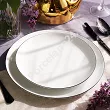 Serwis obiadowo-herbaciany na 6 osób (24el.) Bogucice - Base Black 1227