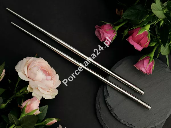 Zestaw stalowych pałeczek do sushi (2 el.) Pintinox - Okrągłe 23.PAT.O02 Zestaw stalowych pałeczek do sushi (2 el.) Pintinox - Okrągłe 23.PAT.O02