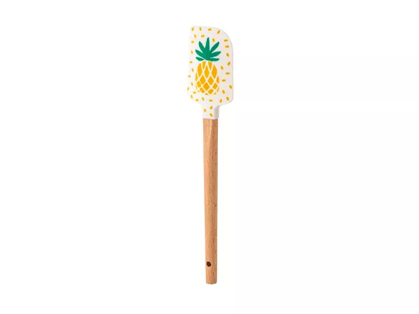 Szpatuła silikonowa z drewnianą rączką 23 cm Altom Design - Ananas 07.AK.1118 Szpatuła silikonowa z drewnianą rączką 23 cm Altom Design - Ananas 07.AK.1118