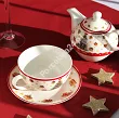 Filiżanka ze spodkiem  0,3 l / 15 cm i z dzbankiem 0,45 l  Duo  - Christmas Tree 15.CHT3.KDH