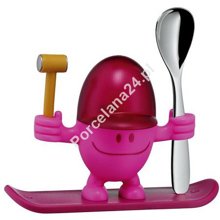 Kieliszek na jajko z łyżeczką różowy WMF - McEgg 0616687400 Kieliszek na jajko z łyżeczką różowy WMF - McEgg 0616687400