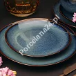 Komplet talerzy na 6 osób (18 el.) Altom Design - Reactive Navy Blue
