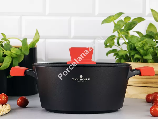Garnek z pokrywą 24 cm / 3 L ZWIEGER - Obsidian 1Z.OB.G24 Garnek z pokrywą 24 cm / 3 L ZWIEGER - Obsidian 1Z.OB.G24