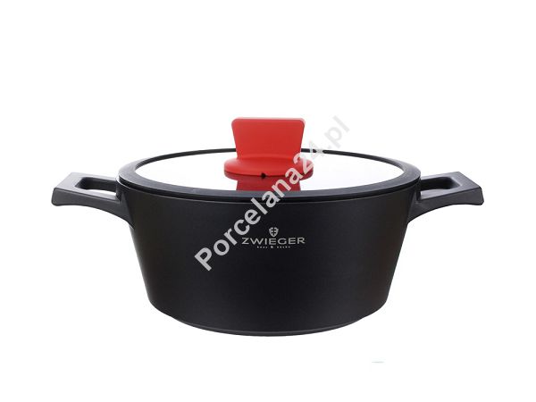 Garnek z pokrywą 24 cm / 3 L ZWIEGER - Obsidian 1Z.OB.G24 Garnek z pokrywą 24 cm / 3 L ZWIEGER - Obsidian 1Z.OB.G24