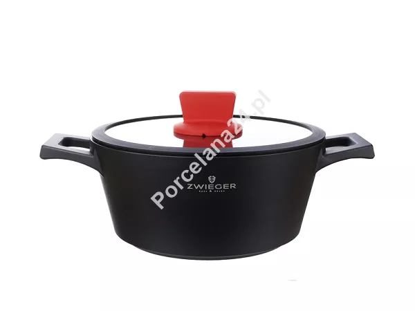 Garnek z pokrywą 24 cm / 3 L ZWIEGER - Obsidian 1Z.OB.G24 Garnek z pokrywą 24 cm / 3 L ZWIEGER - Obsidian 1Z.OB.G24